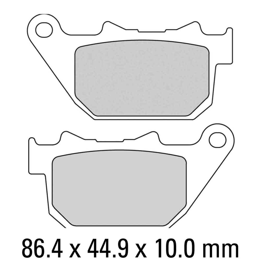 FERODO BRAKE PADS - FDB2180P (PK = 2 Pads) [BQ25]