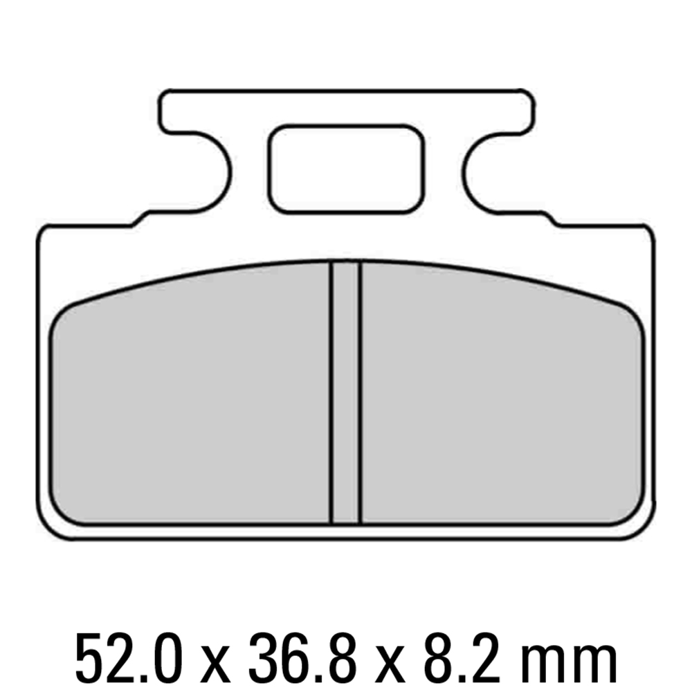 FERODO BRAKE PADS - FDB2192AG (PK = 2 Pads) [BQ40]