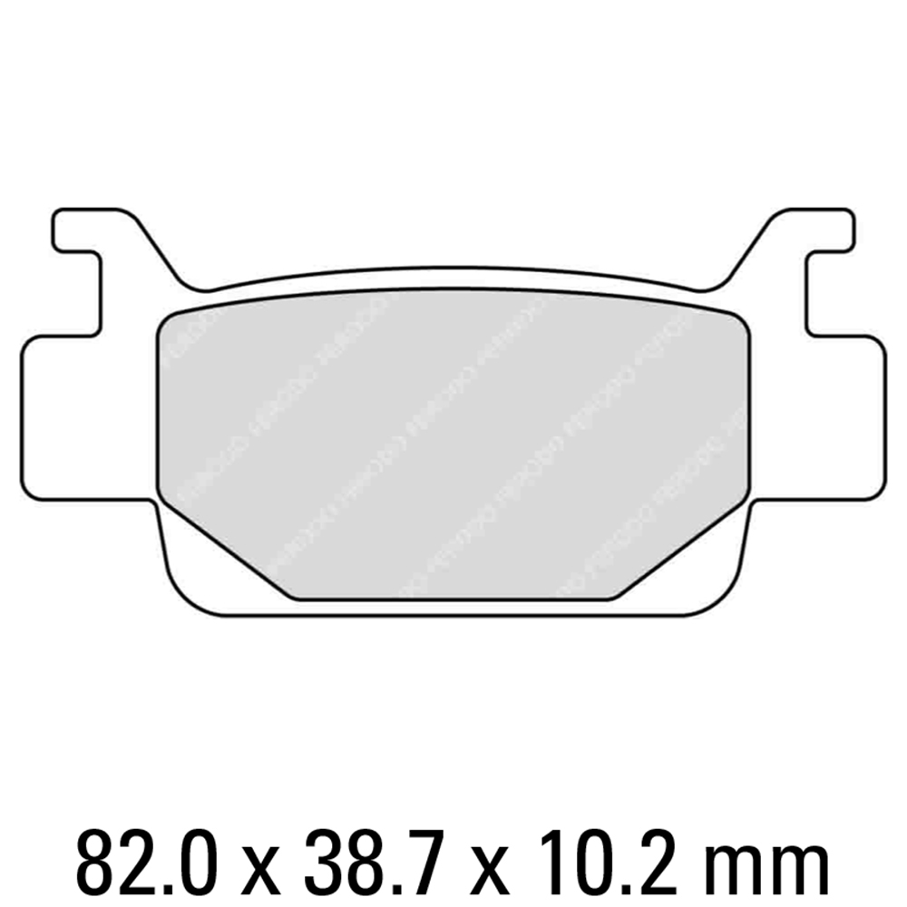 FERODO BRAKE PADS - FDB2195SG (PK = 2 Pads) [BQ25]