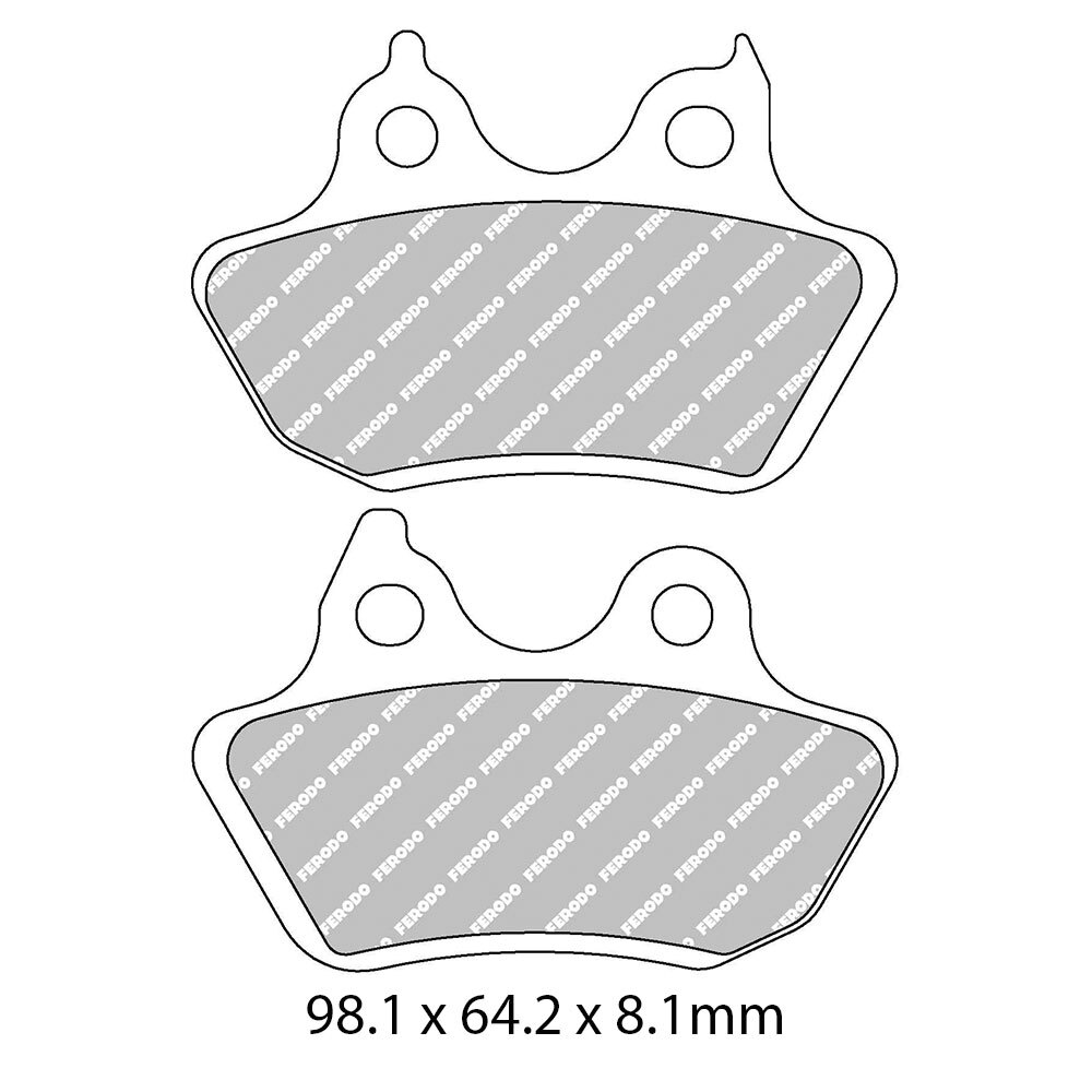 FERODO BRAKE PADS - FDB2202P (PK = 2 Pads) [BQ20] **