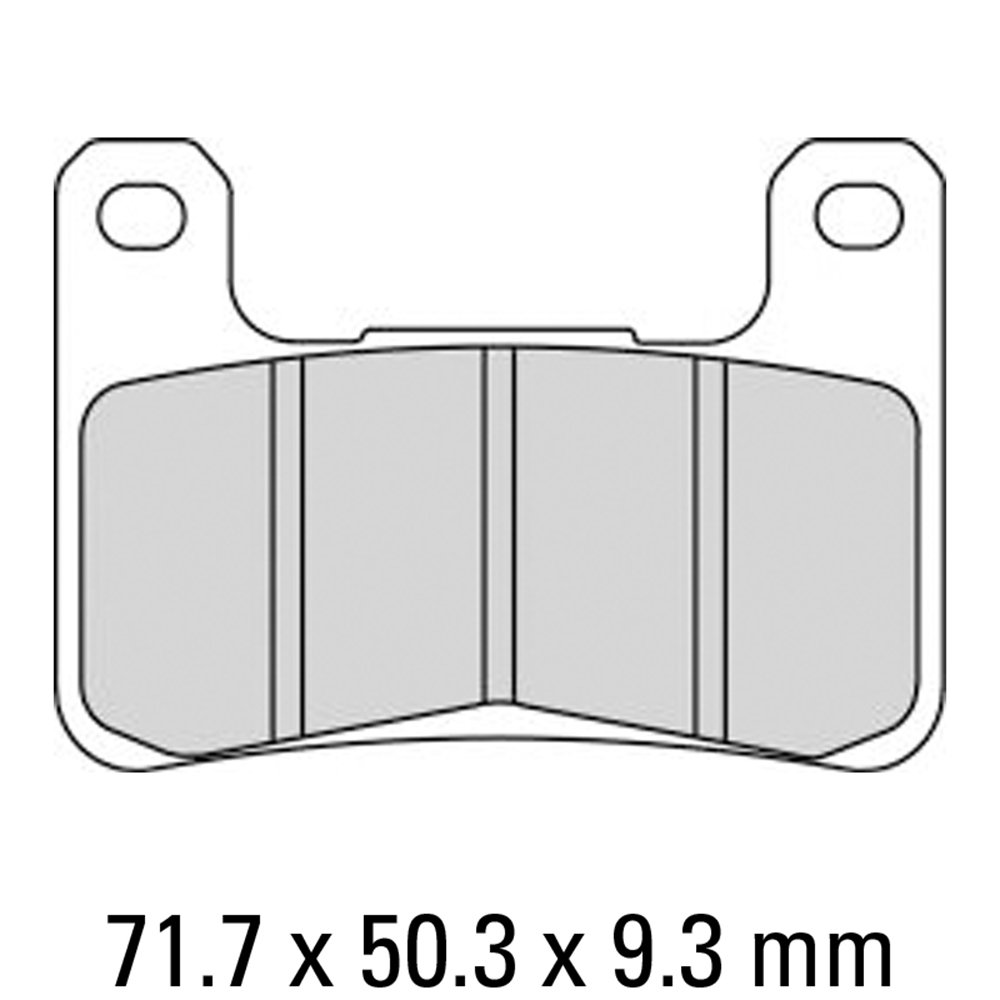 FERODO BRAKE PADS FDB2204CP211 [2178] (PK=2 Pads) [CARBON RACE]