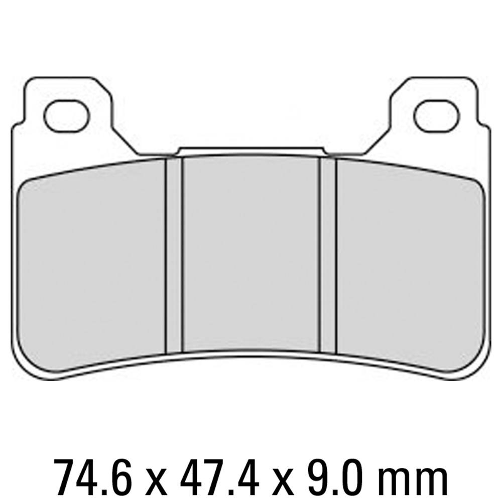 FERODO BRAKE PADS FDB22052CP1 [2181] (PK=2 Pads) [BQ25] - [CARBON RACE]