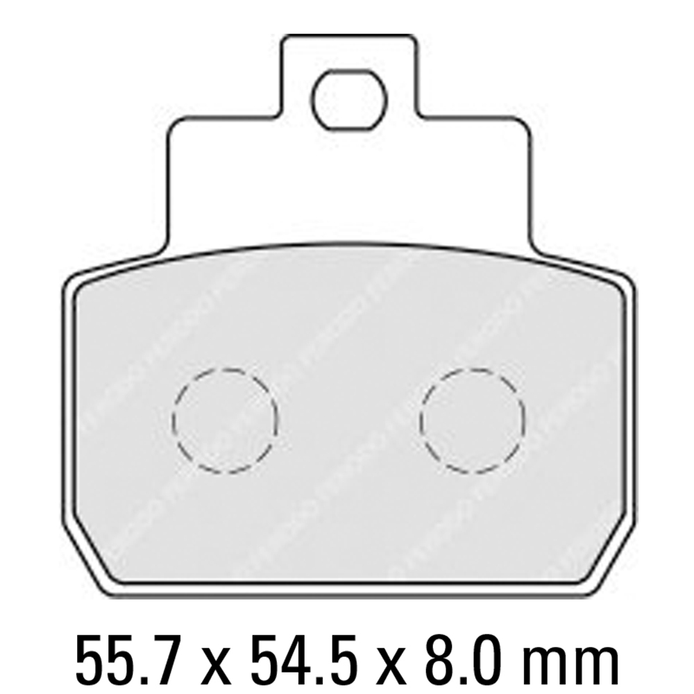 FERODO BRAKE PADS - FDB2207EF (PK = 2 Pads) [BQ10]