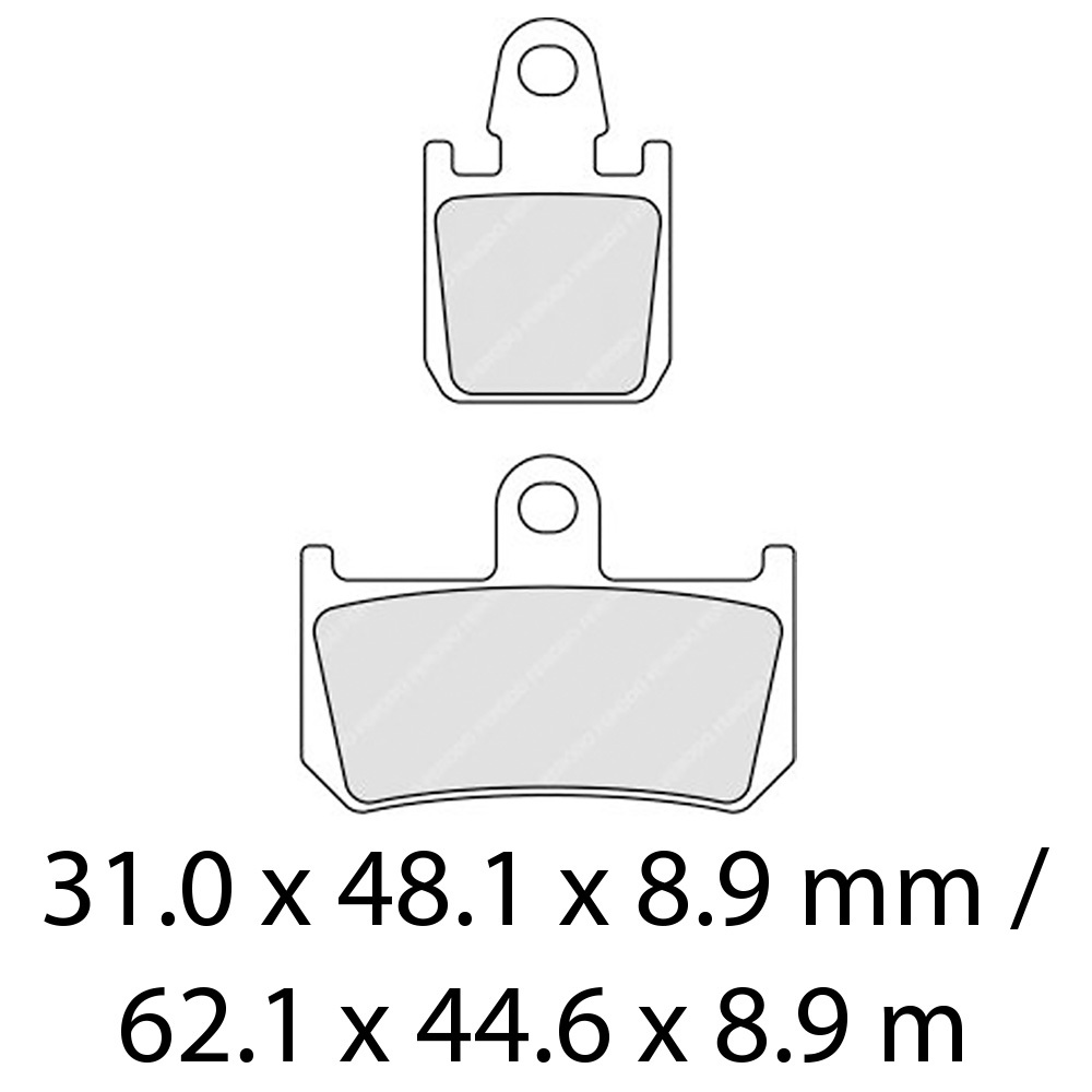 FERODO BRAKE PADS - FDB2217CP211 (PK = 4 Pads) - [RACE/TRACK DAY]