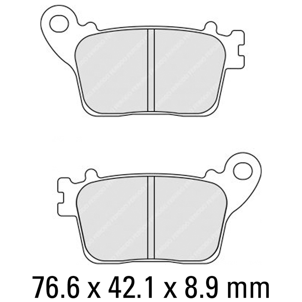 FERODO BRAKE PADS - FDB2221ST (PK = 2 Pads) [BQ25]