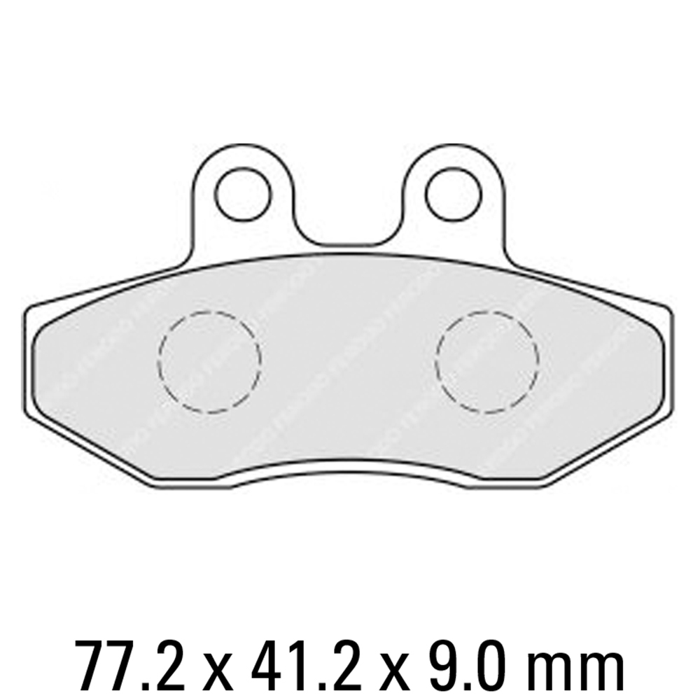 FERODO BRAKE PADS - FDB2224P (PK = 2 Pads) [BQ25]