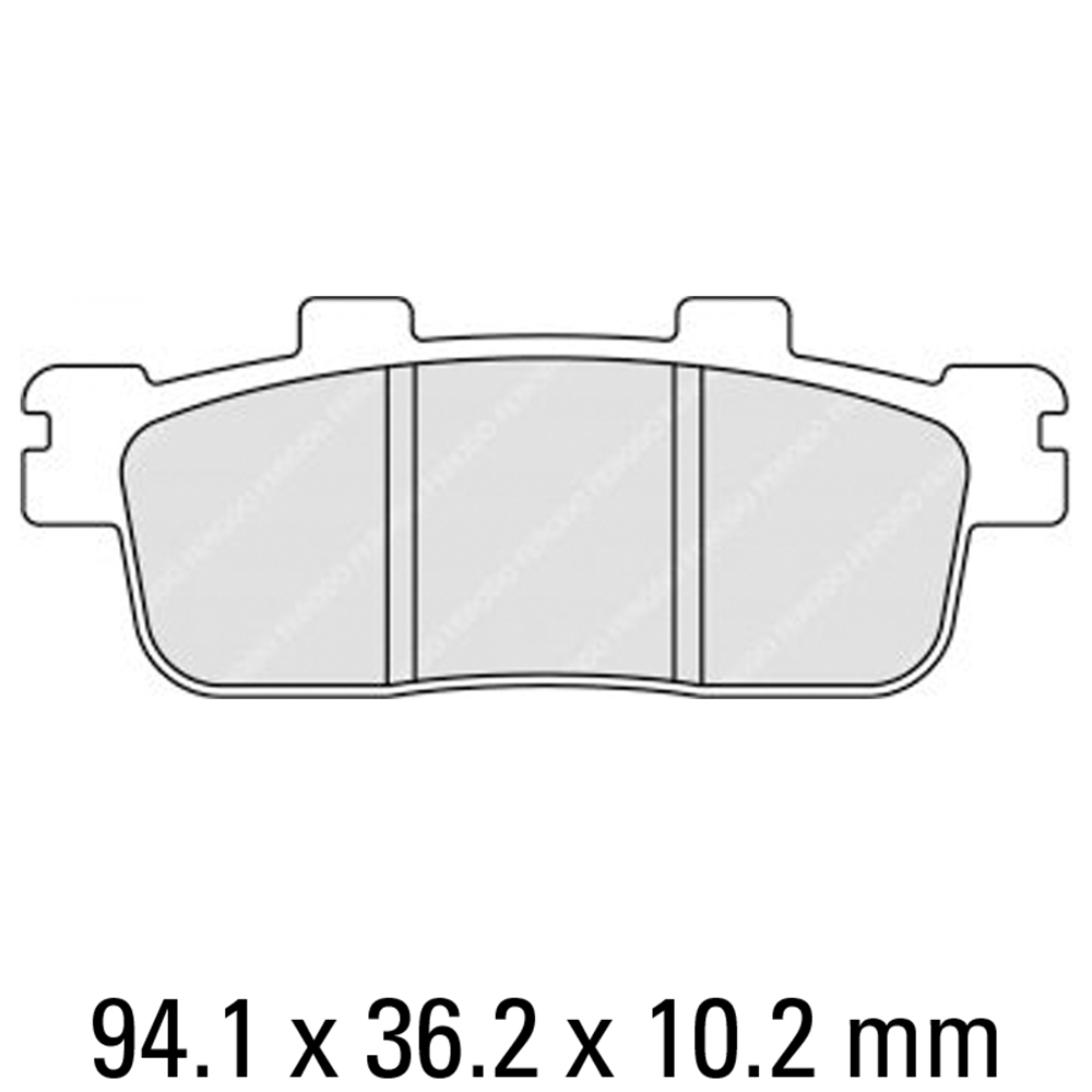 FERODO BRAKE PADS - FDB2226EF (PK = 2 Pads) [BQ10]