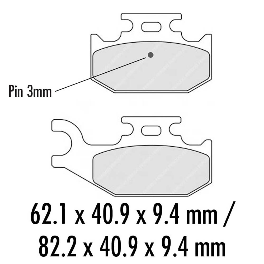 FERODO BRAKE PADS - FDB2235SG (PK = 2 Pads) [BQ20]