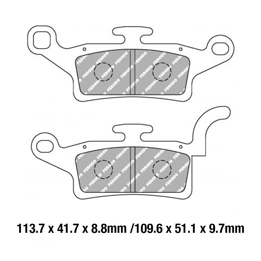 FERODO BRAKE PADS - FDB2264EF (PK = 2 Pads) [BQ10]