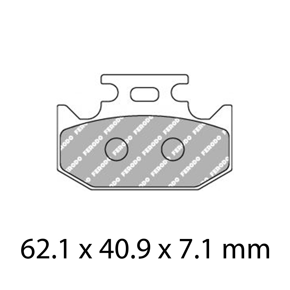 FERODO BRAKE PADS - FDB2270P (PK = 2 Pads) [BQ20]