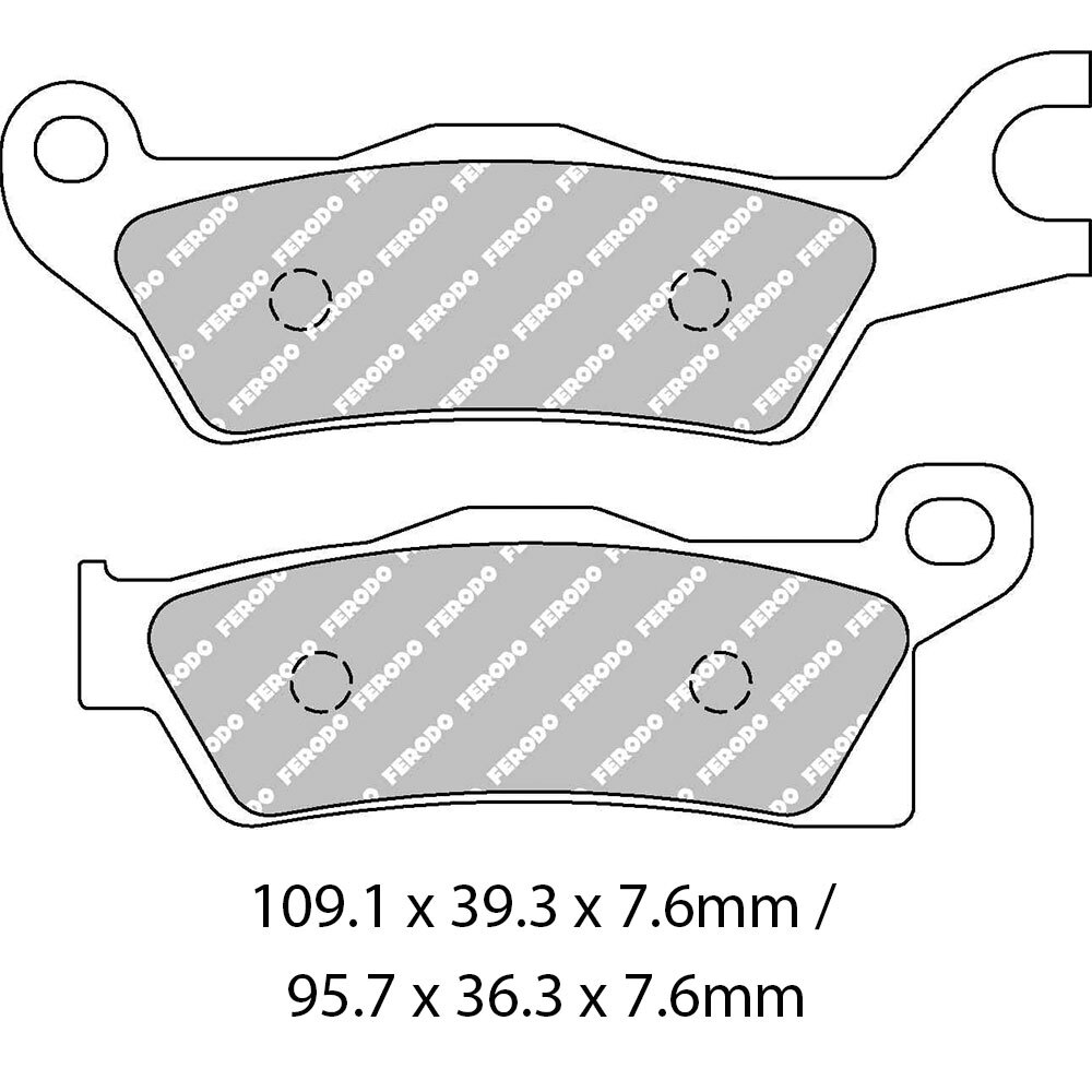 FERODO BRAKE PADS - FDB2274SG (PK = 2 Pads) [BQ25]