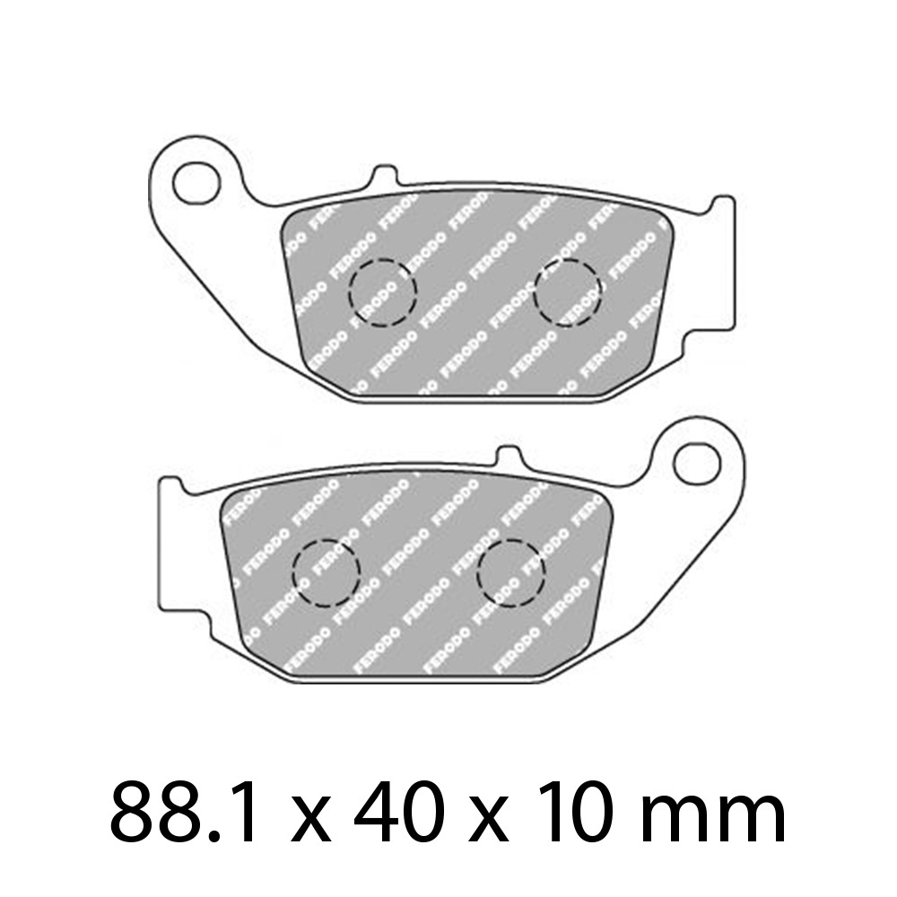 FERODO BRAKE PADS - FDB2275EF (PK = 2 Pads) [BQ10]