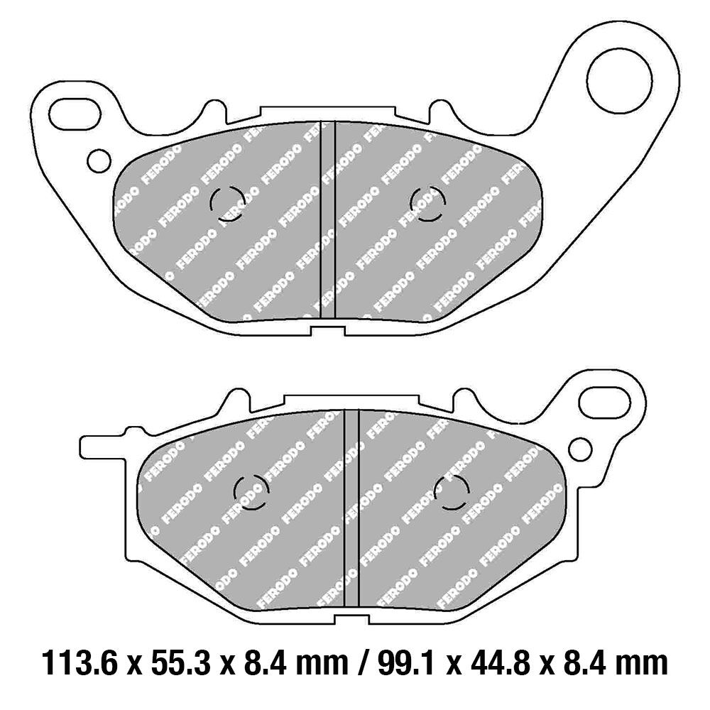 FERODO BRAKE PADS - FDB2280CPRO (PK=2 Pads) BQ10