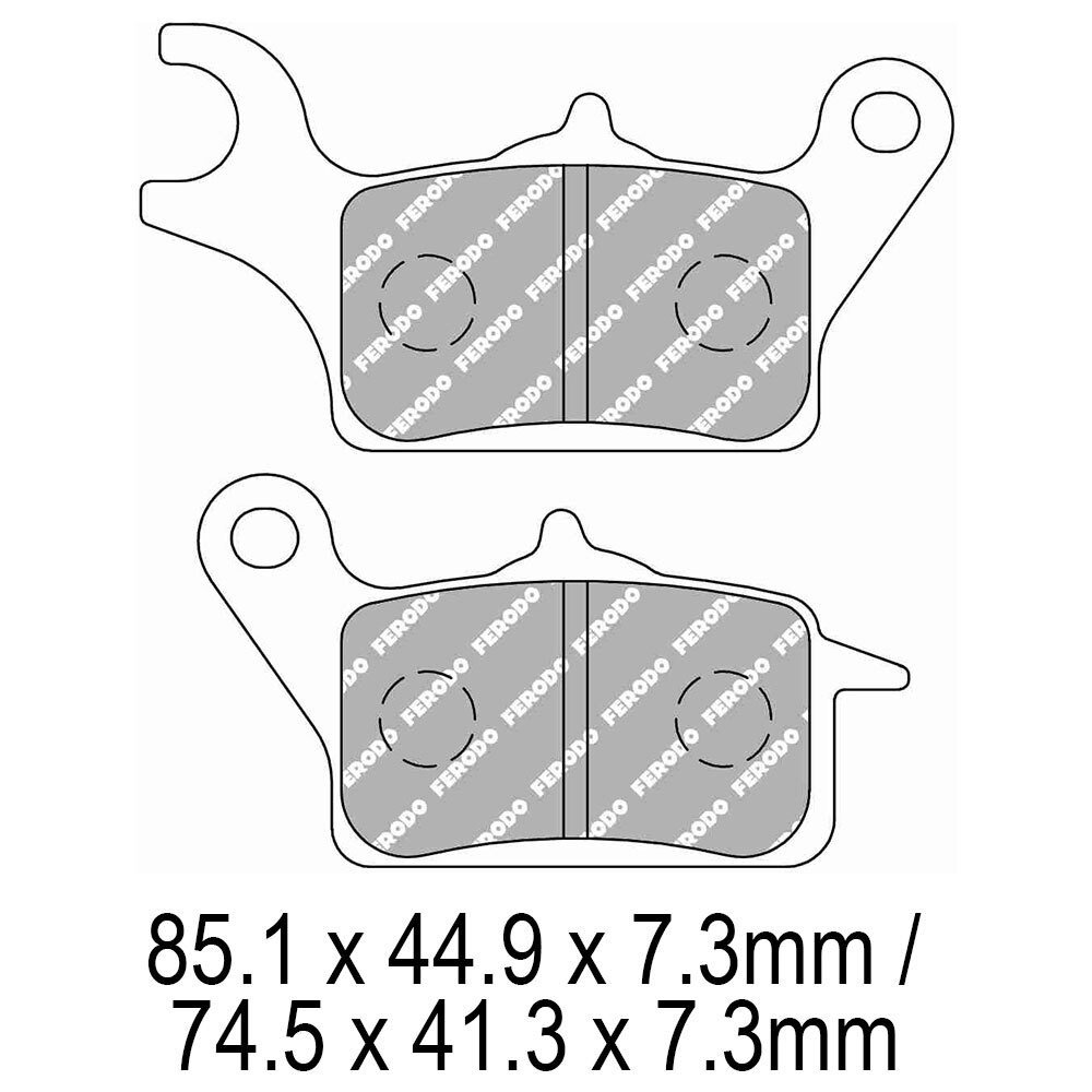 FERODO BRAKE PADS : FDB2289EF (PK=2 Pads) [BQ10]         