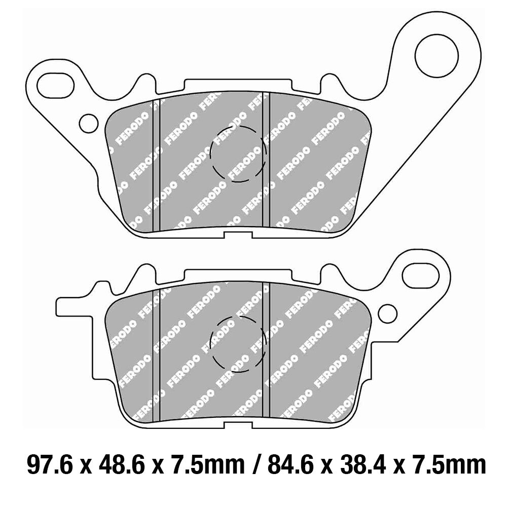 FERODO BRAKE PADS - FDB2290EF (PK = 2 Pads) [BQ10]