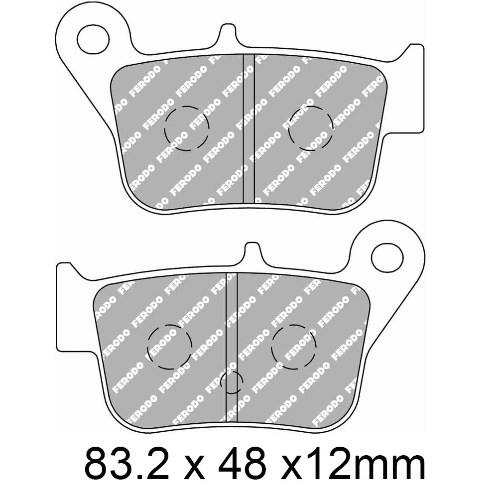 FERODO BRAKE PADS - FDB2292EF (PK = 2 Pads) [BQ10]