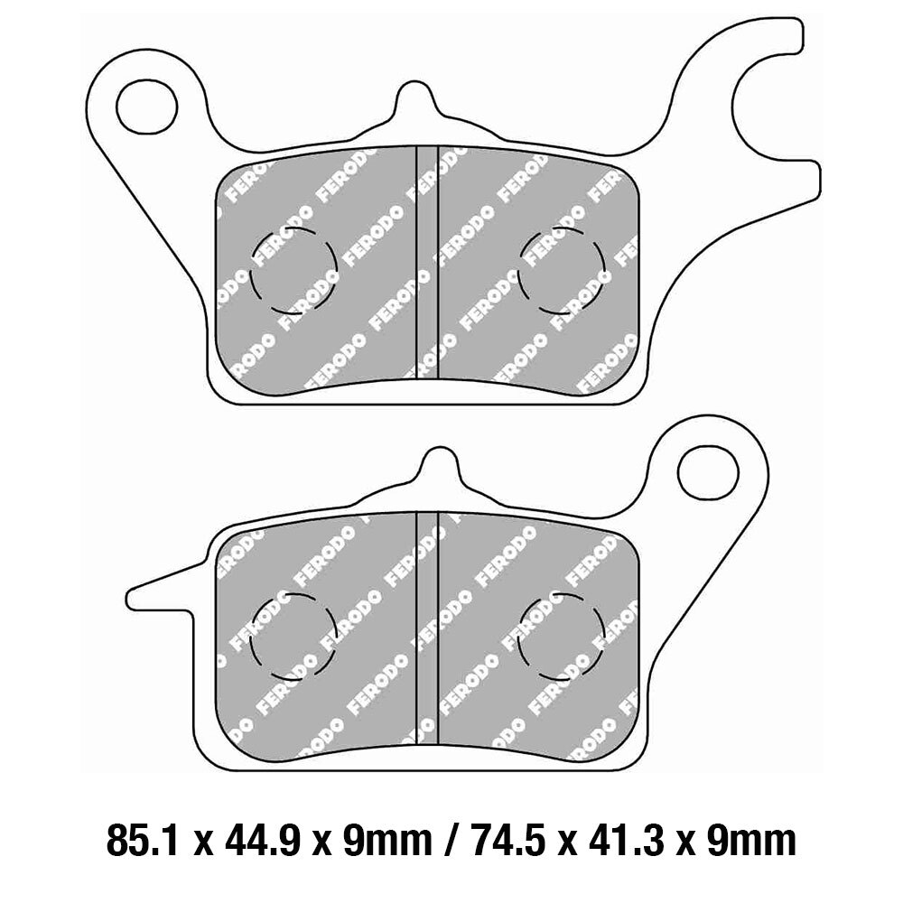 FERODO BRAKE PADS - FDB2296EF (PK = 2 Pads) [BQ10]