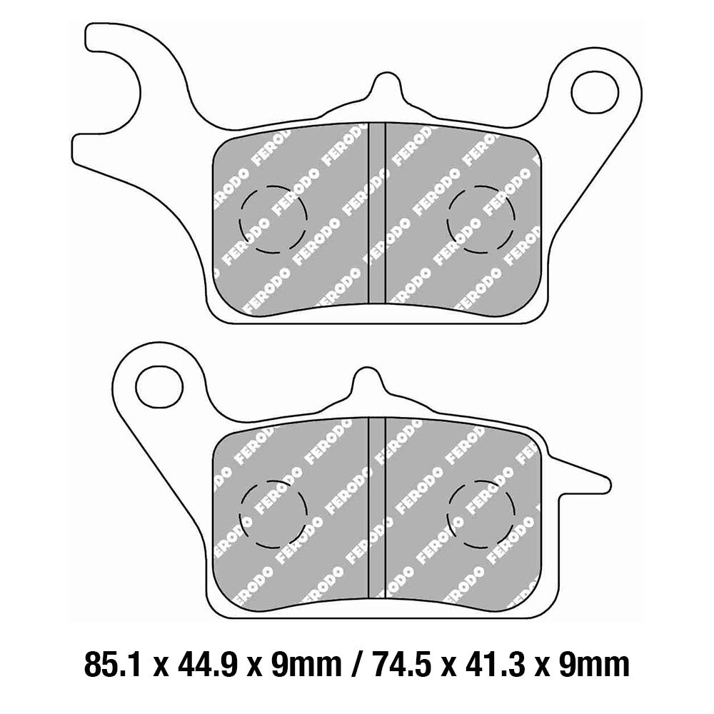 FERODO BRAKE PADS - FDB2297EF (PK = 2 Pads) [BQ10]