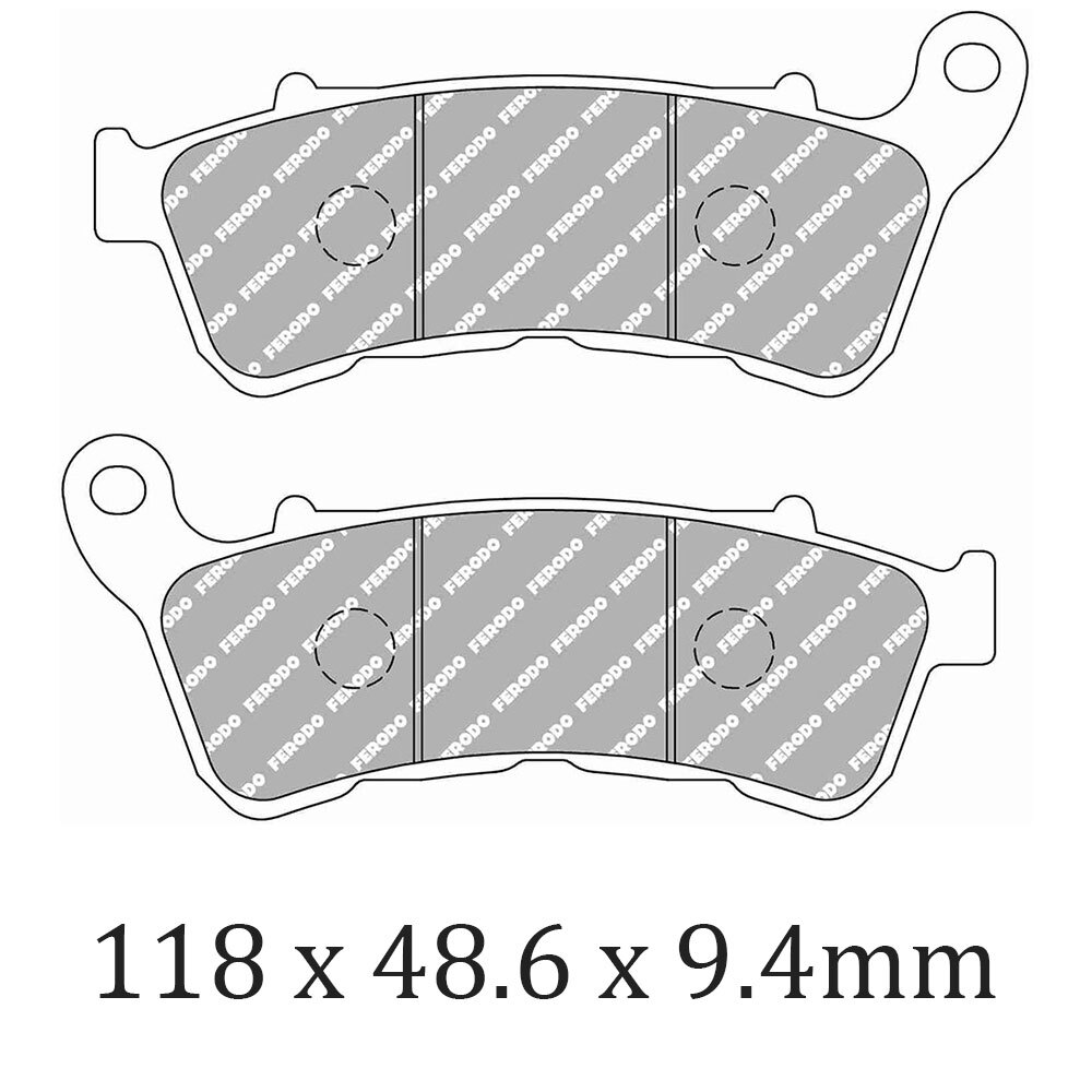 FERODO BRAKE PADS - FDB2299ST (PK = 2 Pads) [BQ20]