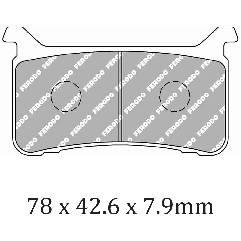 FERODO BRAKE PADS - FDB2300XRAC (PK = 2 Pads) [BQ20] - [RACE&T/DAY]