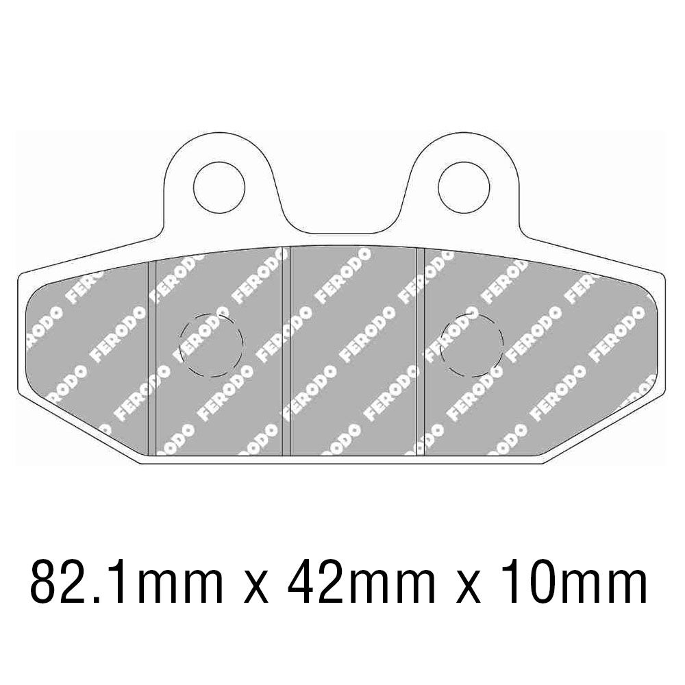 FERODO BRAKE PADS - FDB2306ST (PK = 2 Pads)