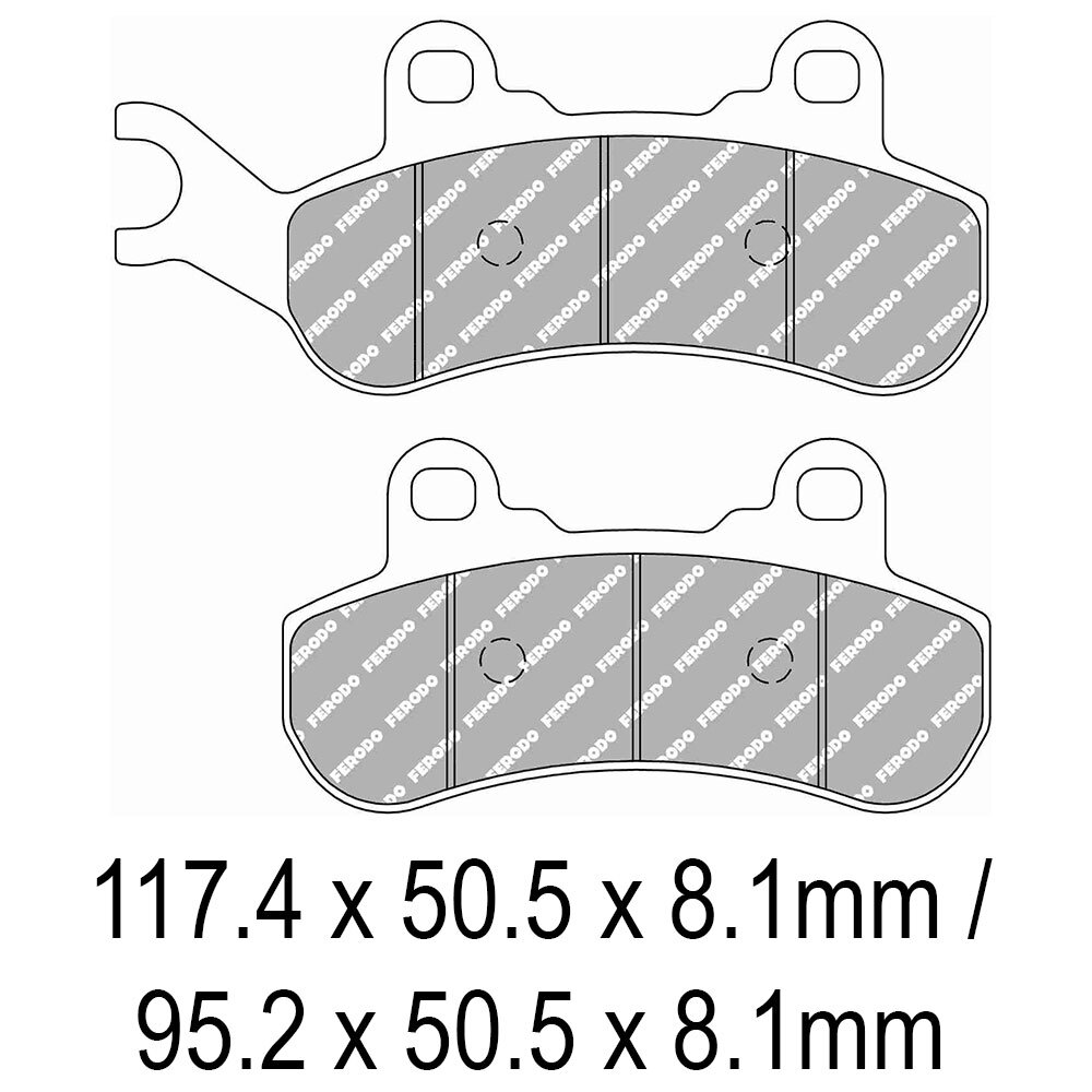 FERODO BRAKE PADS : FDB2316SG (PK=2 Pads) [BQ25]