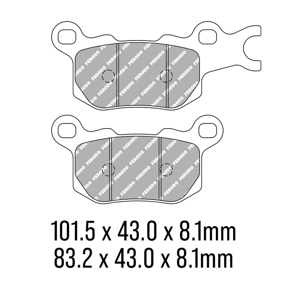 FERODO BRAKE PADS : FDB2317SG (PK=2 Pads) [BQ25]