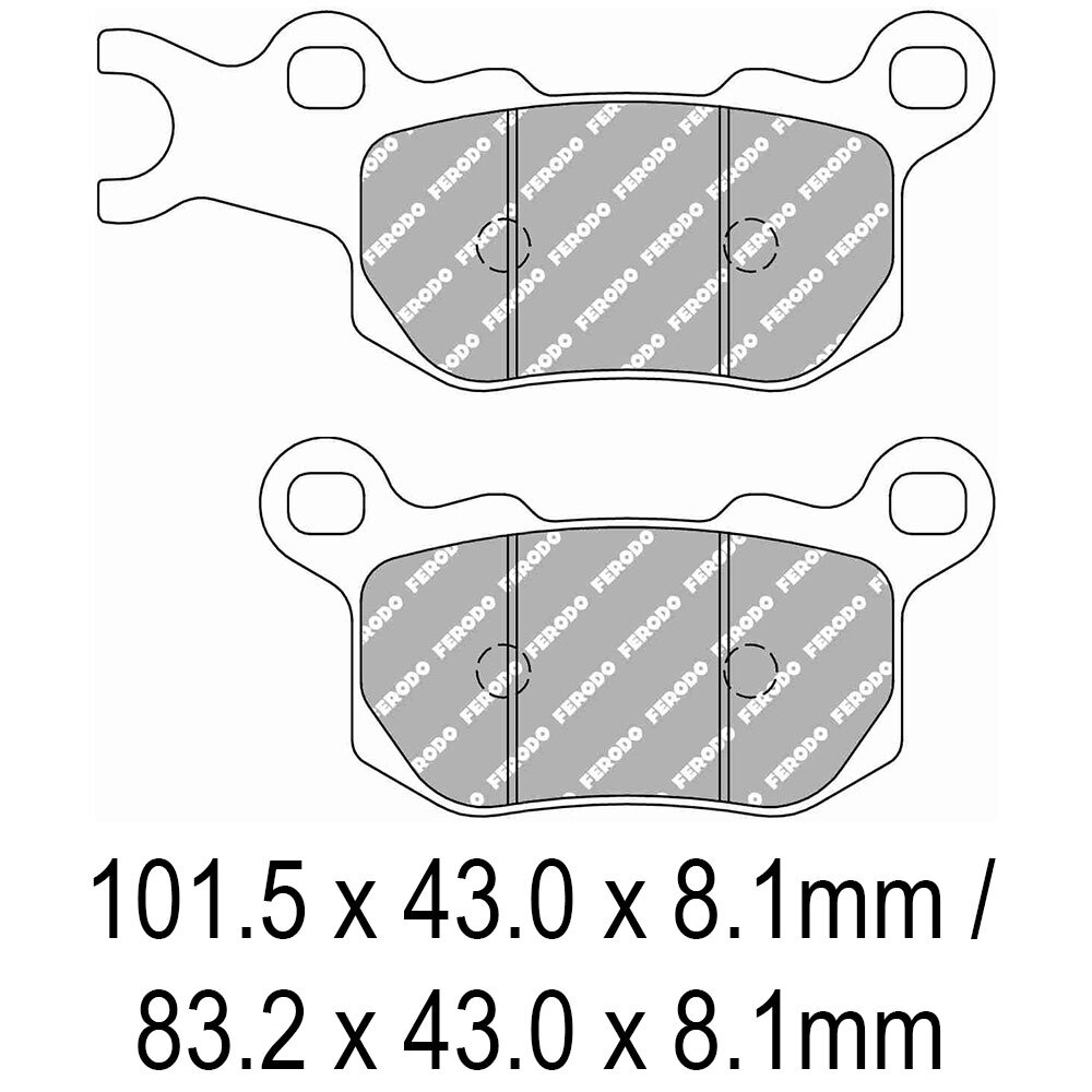 FERODO BRAKE PADS : FDB2318SG (PK=2 Pads) [BQ25]