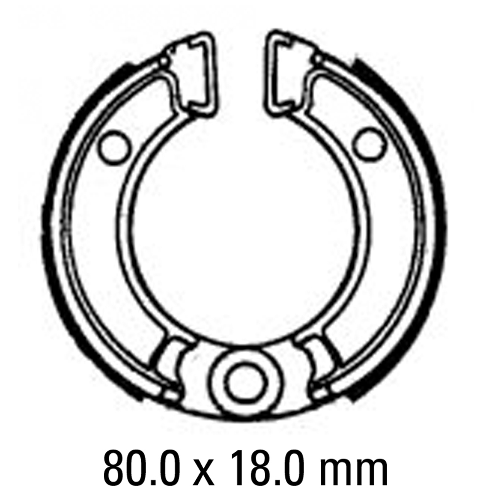 FERODO BRAKE SHOE SET - FSB702