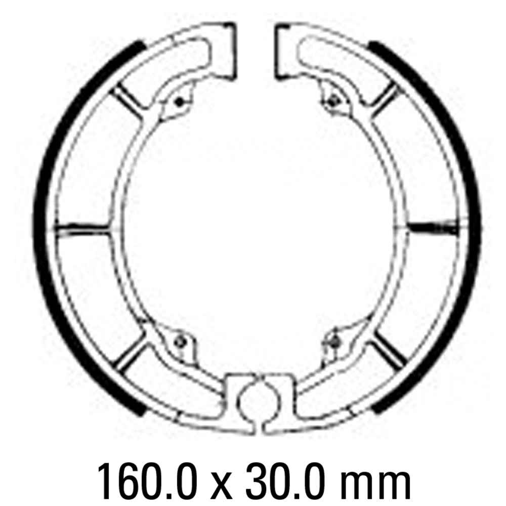 FERODO BRAKE SHOE SET - FSB718