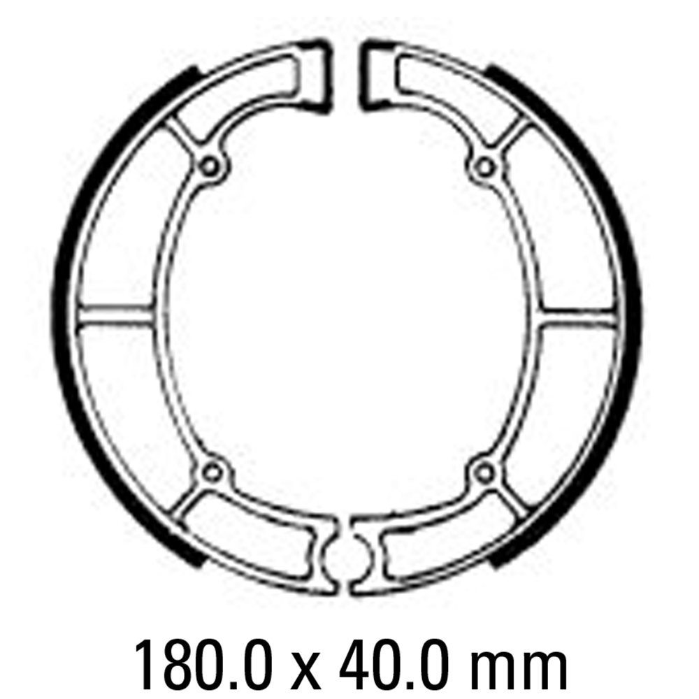 FERODO BRAKE SHOE SET - FSB719