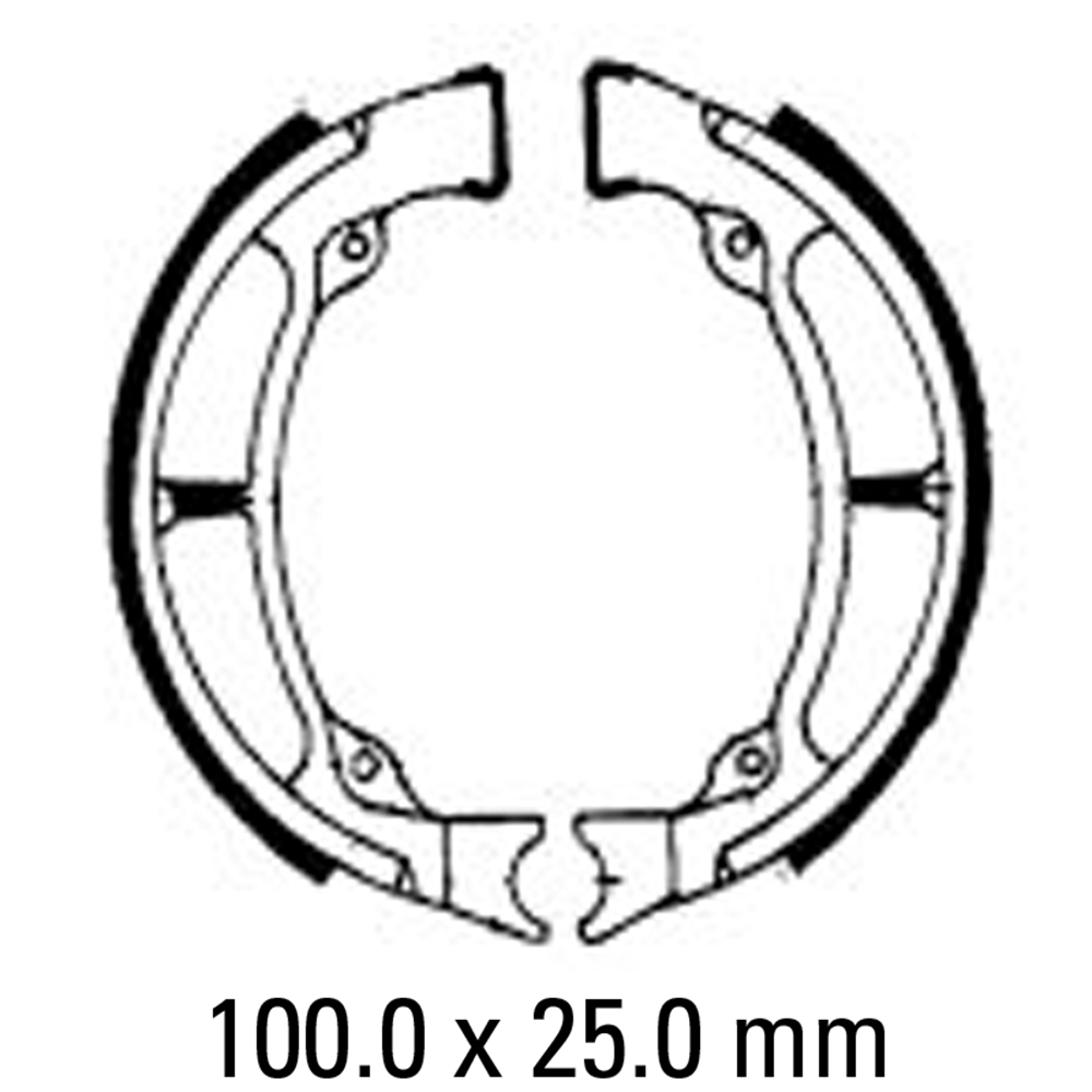 FERODO BRAKE SHOE SET - FSB720