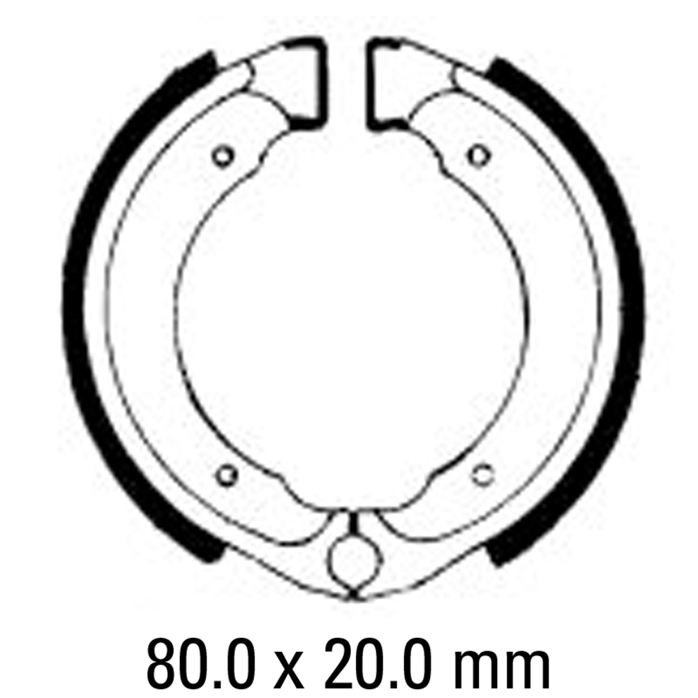 FERODO BRAKE SHOE SET - FSB727