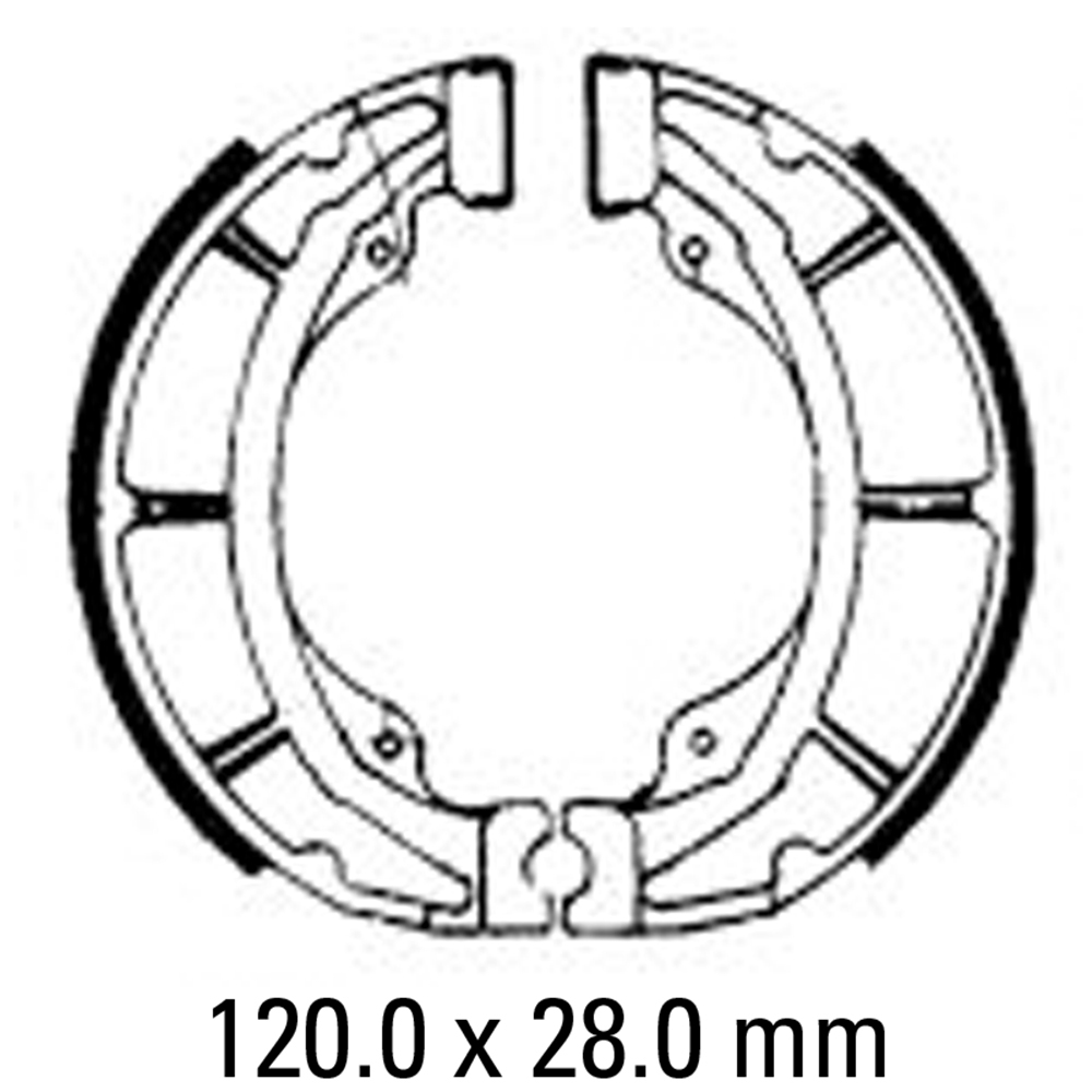 FERODO BRAKE SHOE SET - FSB728