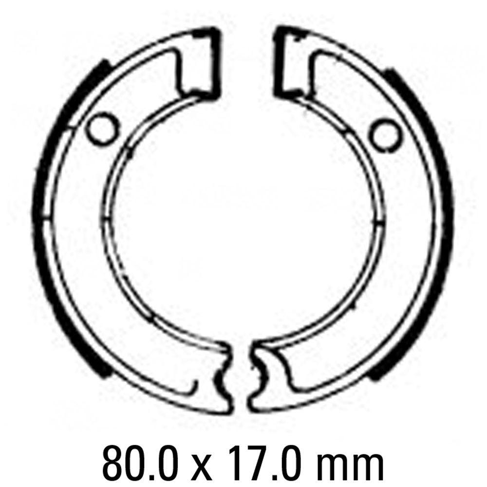 FERODO BRAKE SHOE SET - FSB730