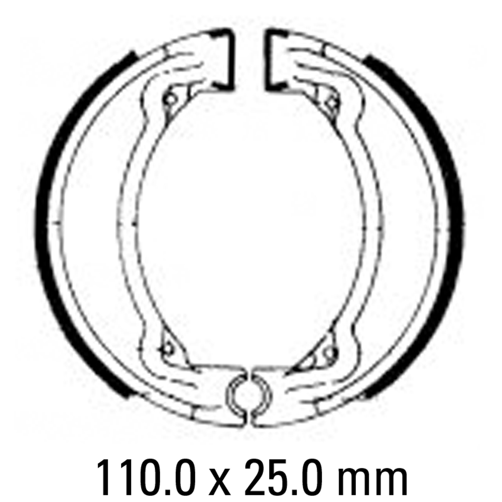 FERODO BRAKE SHOE SET - FSB732