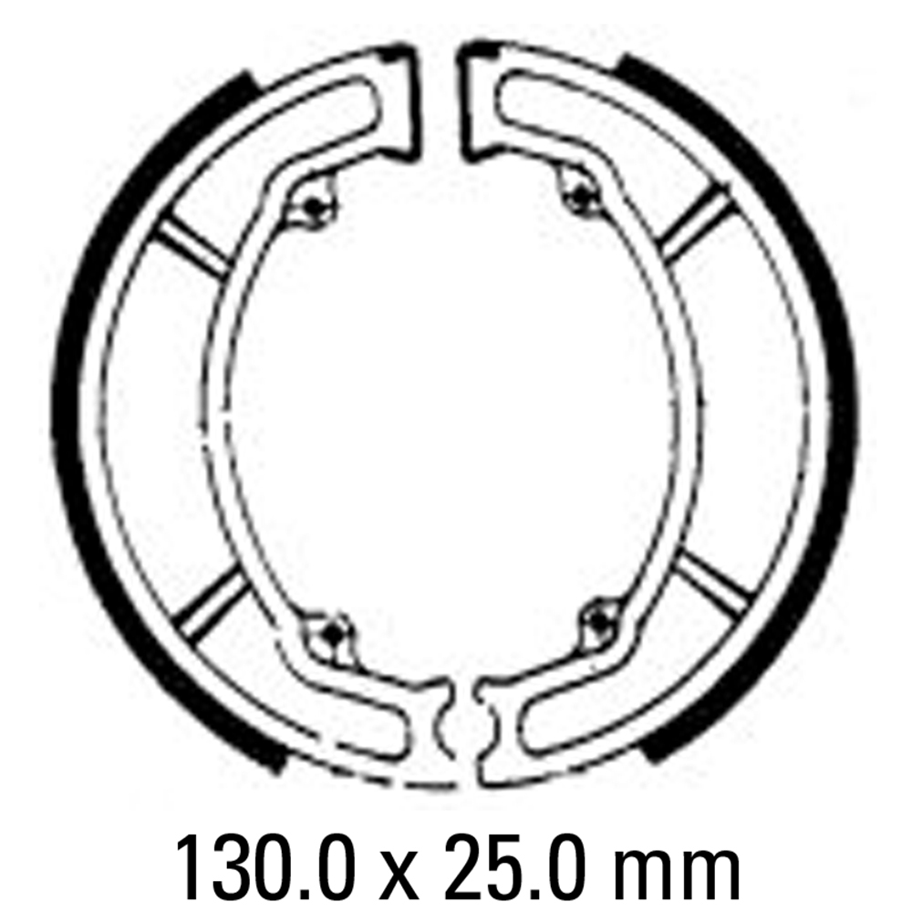 FERODO BRAKE SHOE SET - FSB762