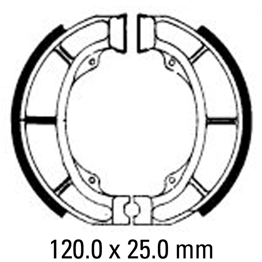 FERODO ECO FR BRAKE SHOE SET - FSB777A [EF]           [NEW1908]