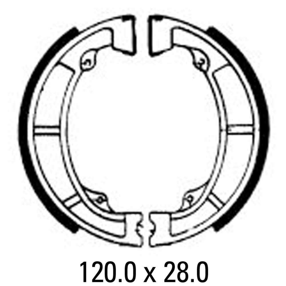 FERODO BRAKE SHOE SET - FSB797