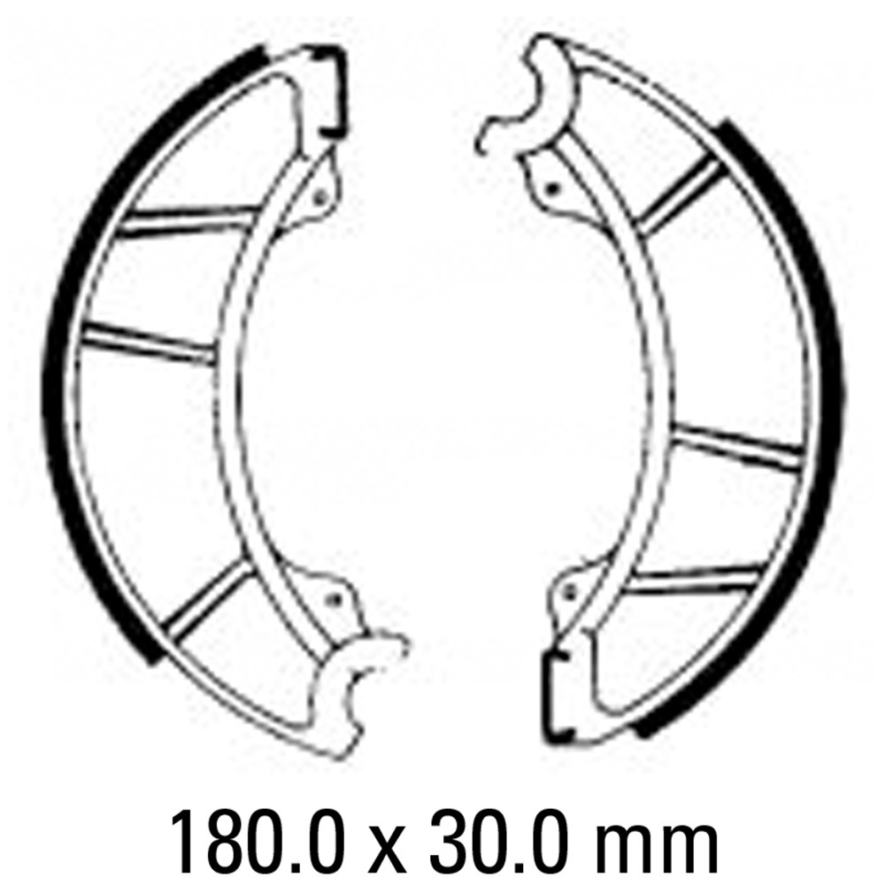 FERODO BRAKE SHOE SET - FSB800