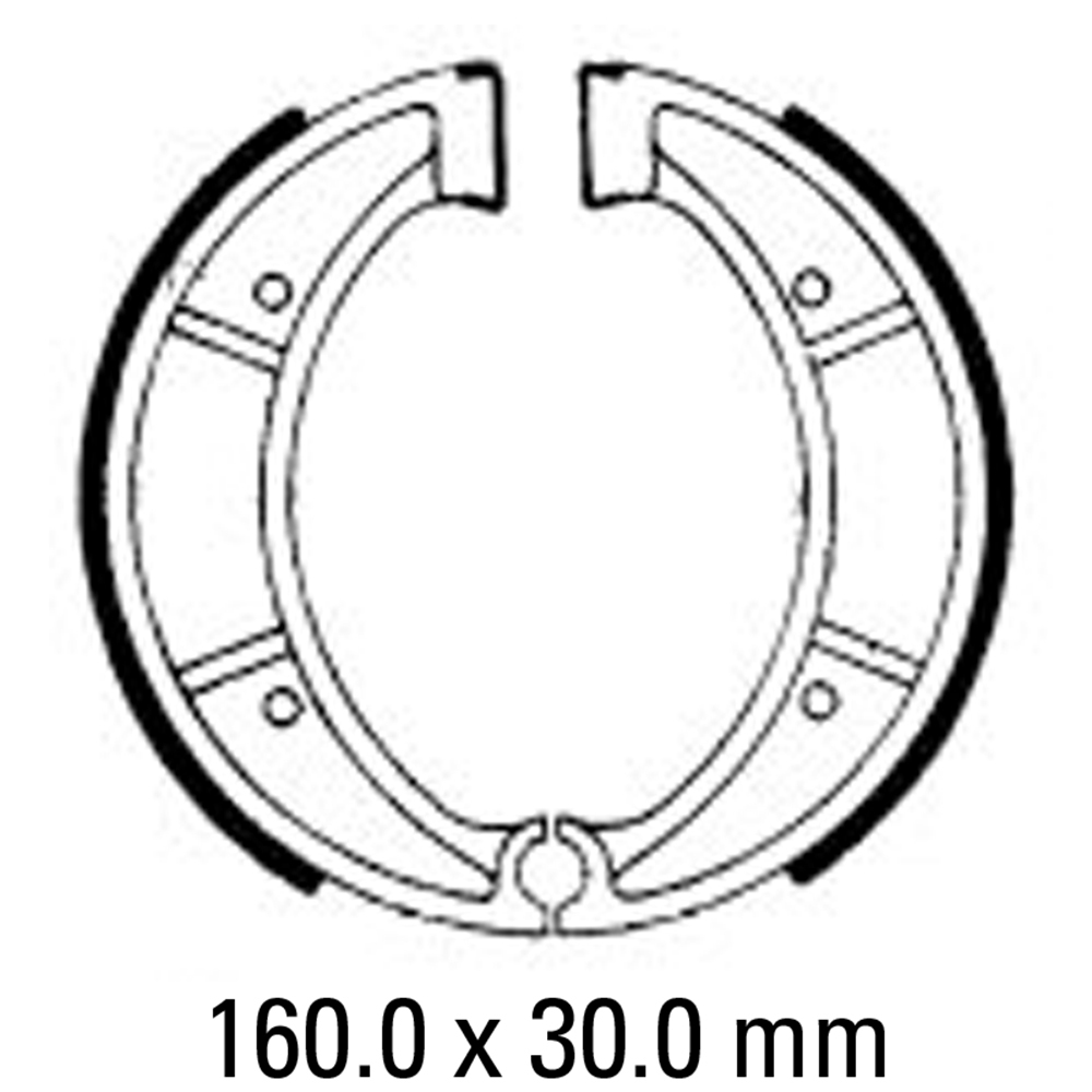 FERODO BRAKE SHOE SET - FSB812