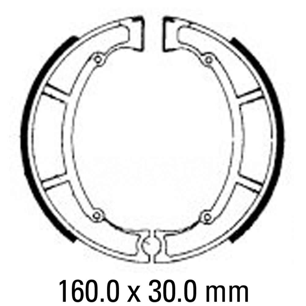 FERODO BRAKE SHOE SET - FSB819