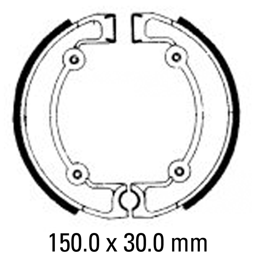 FERODO BRAKE SHOE SET - FSB828