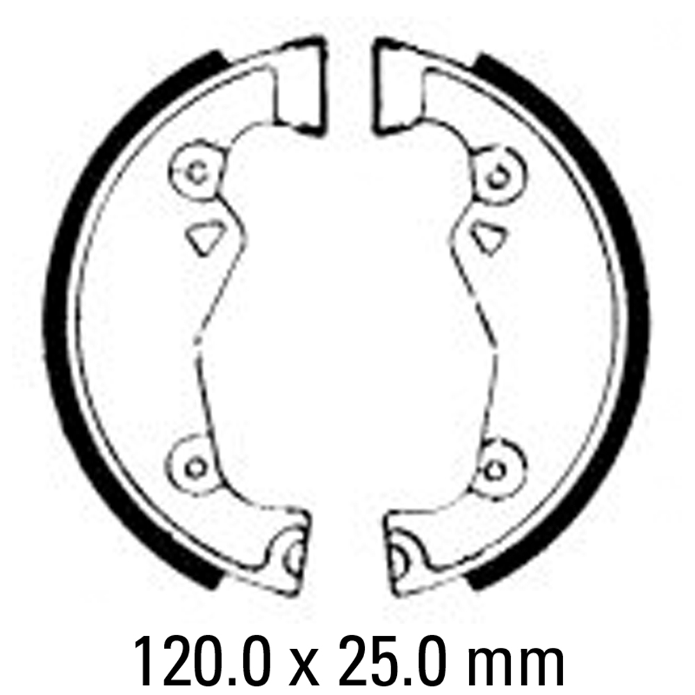 FERODO BRAKE SHOE SET - FSB836
