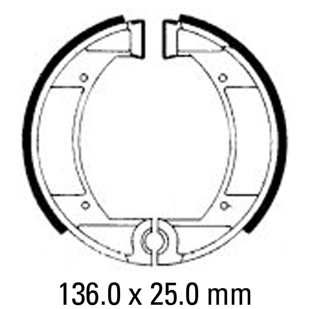 FERODO BRAKE SHOE SET - FSB847