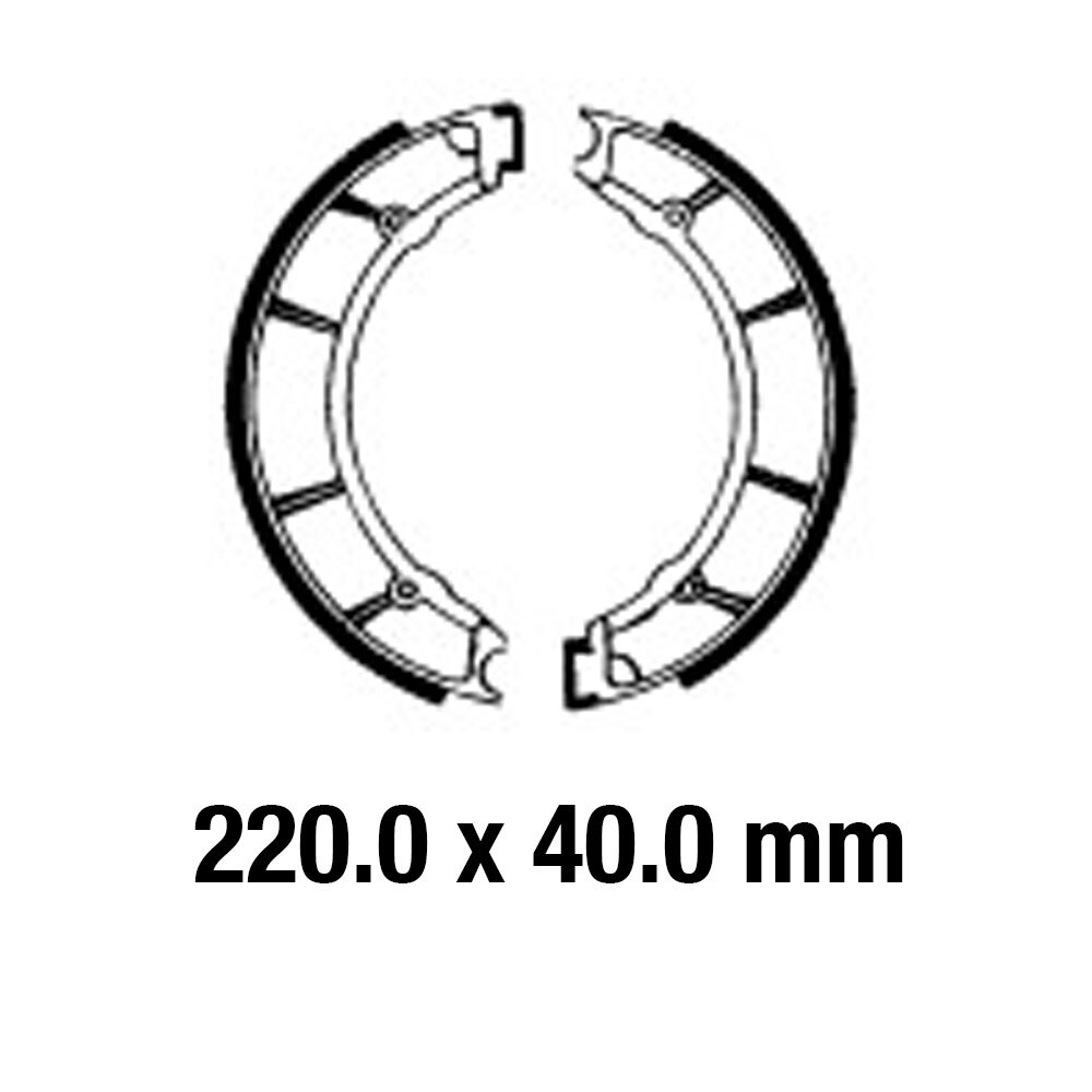 FERODO BRAKE SHOE SET - FSB880