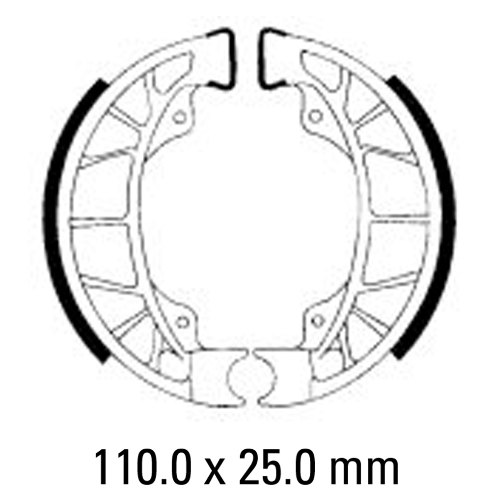 FERODO BRAKE SHOE SET - FSB938A [ECO FRICTION]