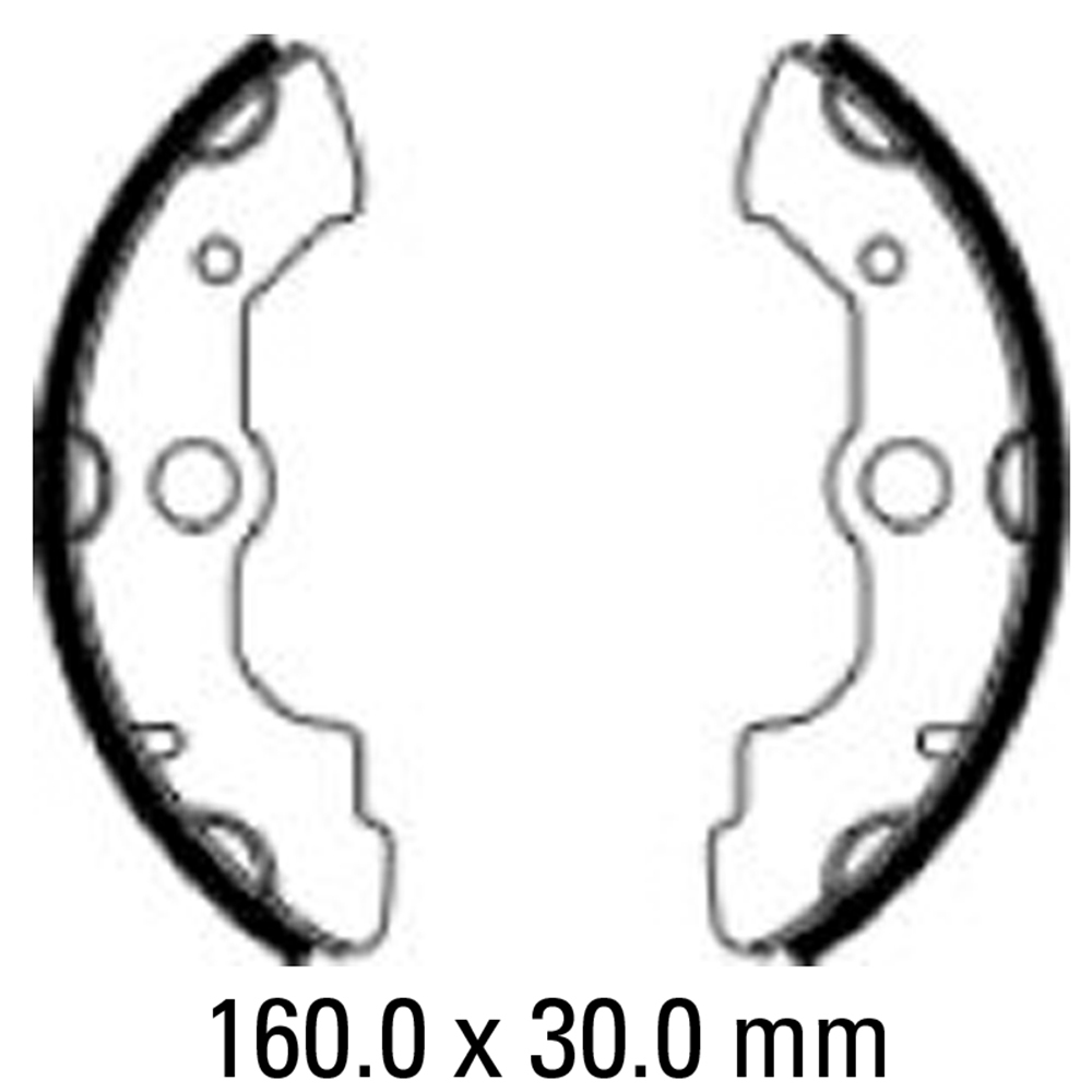 FERODO BRAKE SHOE SET - FSB944 [NO SPRINGS]