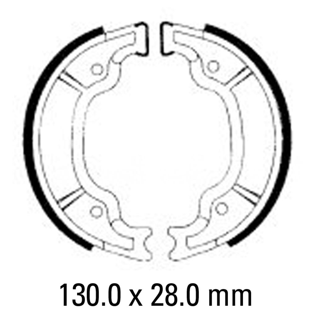 FERODO BRAKE SHOE SET - FSB947A [ECO FRICTION] [BQ10]