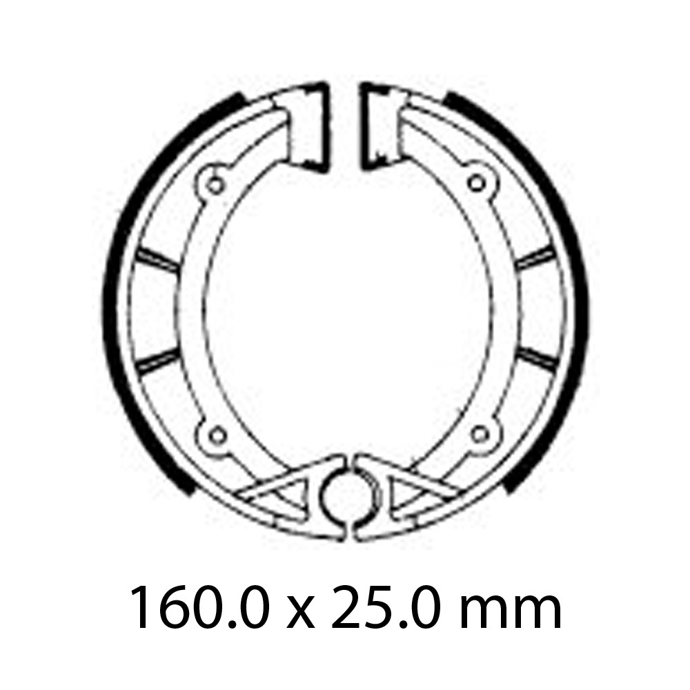 FERODO BRAKE SHOE SET - FSB961